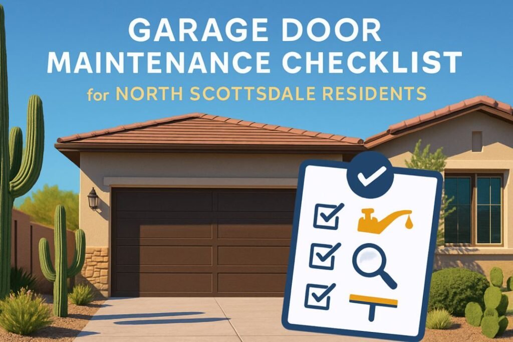Garage Door Maintenance Checklist for North Scottsdale Residents