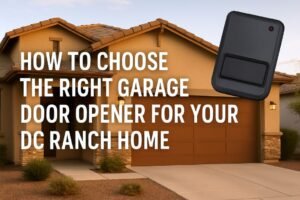 How to Choose the Right Garage Door Opener for Your DC Ranch Home