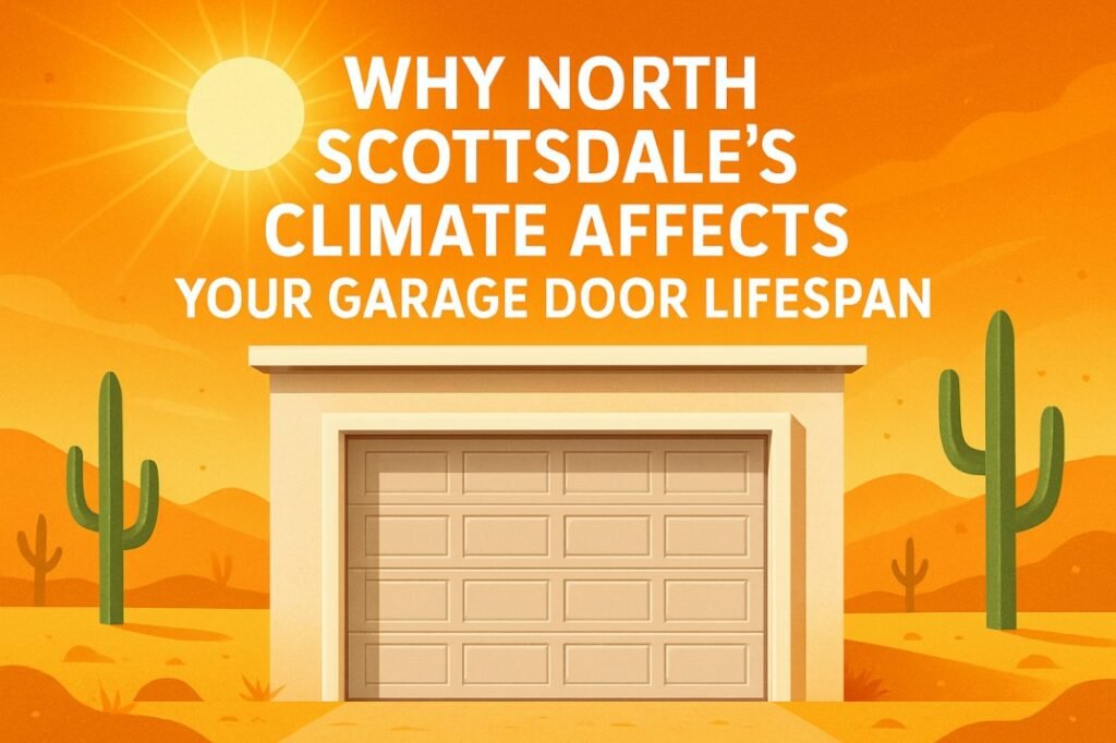 Why North Scottsdale’s Climate Affects Your Garage Door Lifespan