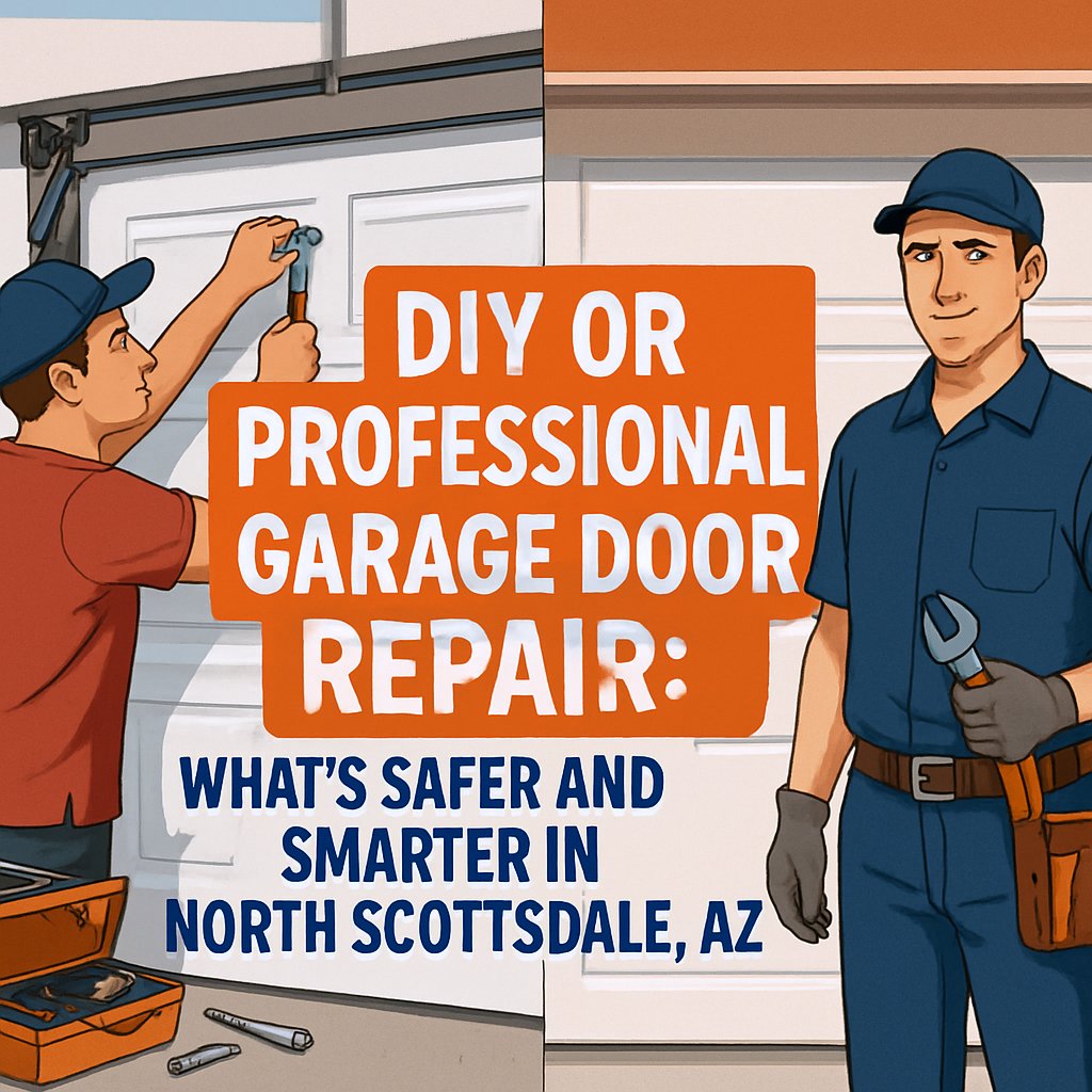 DIY or Professional Garage Door Repair What’s Safer and Smarter in North Scottsdale, AZ