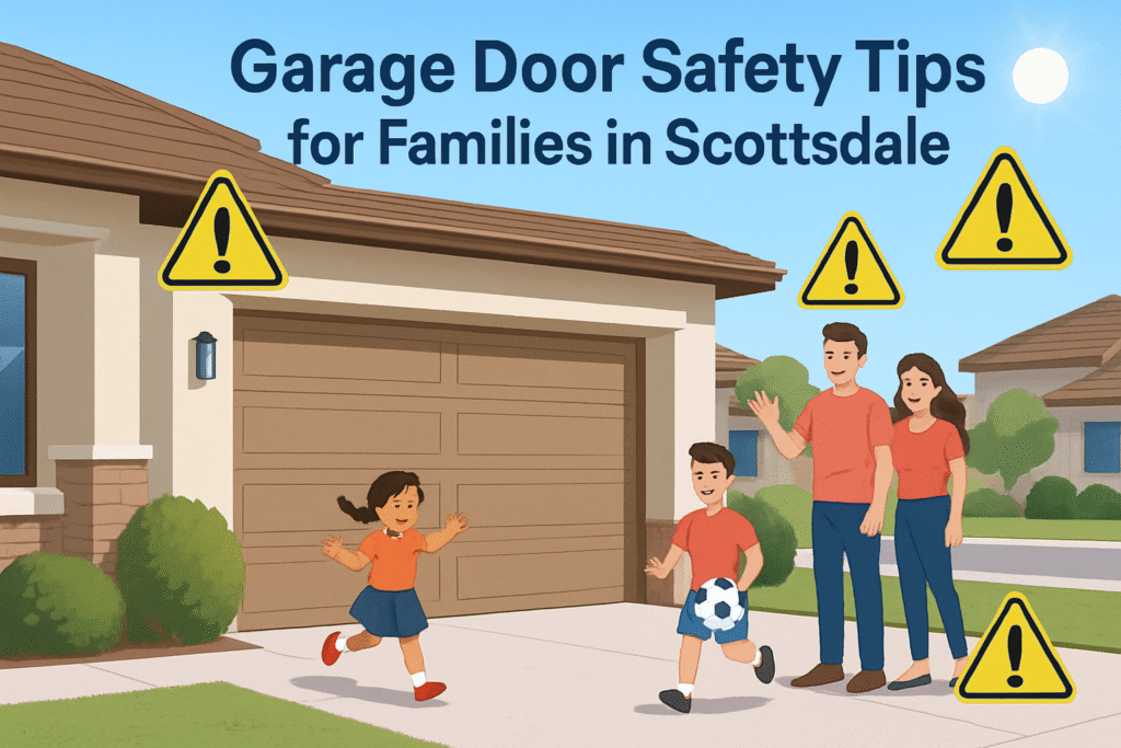 Garage Door Safety Tips for Families in Scottsdale
