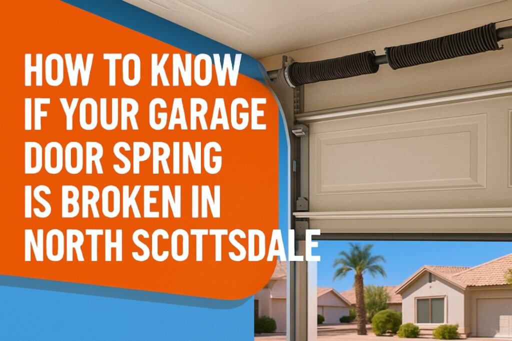 How to Know If Your Garage Door Spring Is Broken in North Scottsdale
