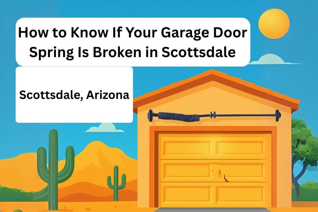How to Know If Your Garage Door Spring Is Broken in Scottsdale, Arizona (1)