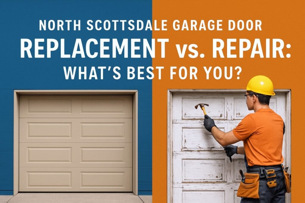 North Scottsdale Garage Door Replacement vs. Repair What’s Best for You
